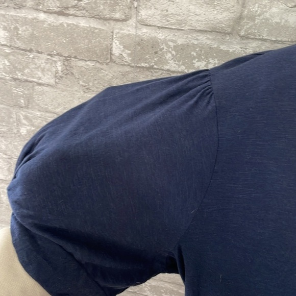 Maurices Blue Twist Puff Sleeve Tee - Picture 2 of 7